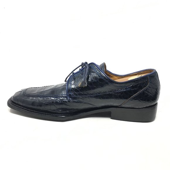 David Eden Oxfords Shoes Size 10.5 Blue Crocodile main image 8